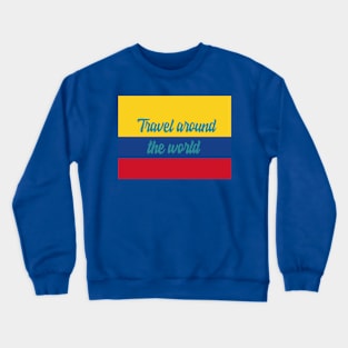 Travel Around the World - Colombia Crewneck Sweatshirt